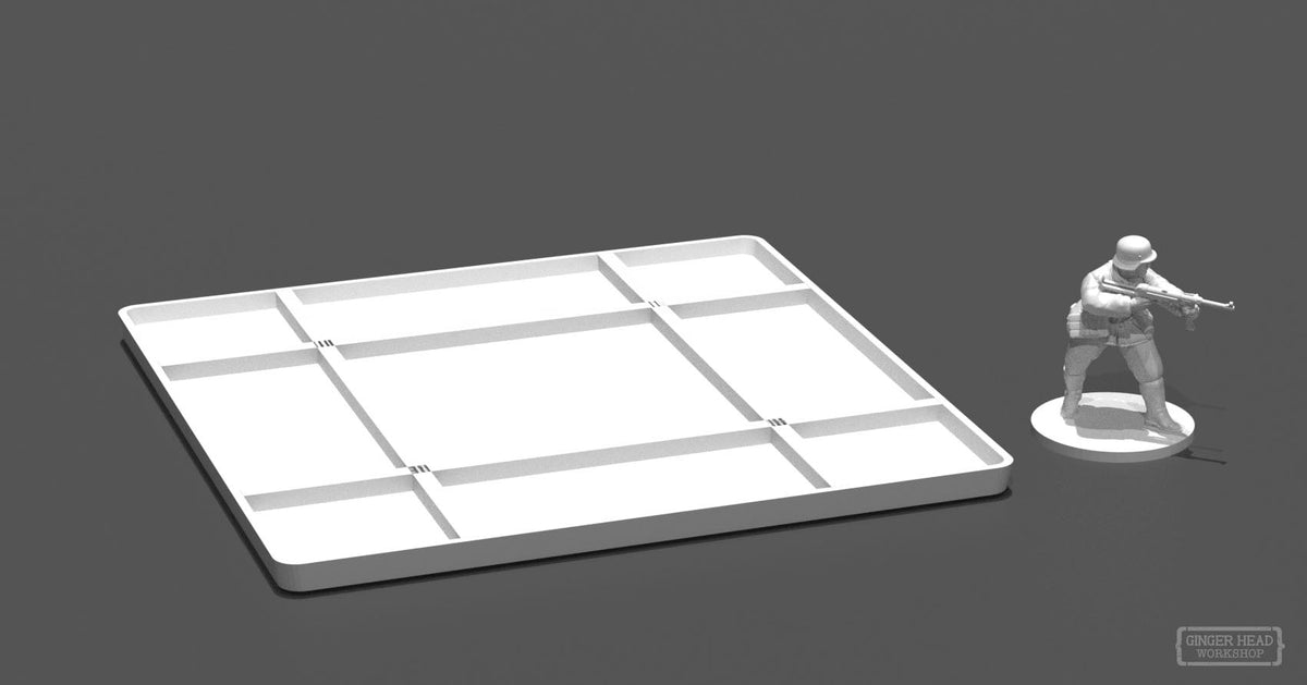 Podstawki 100x100mm square - x2