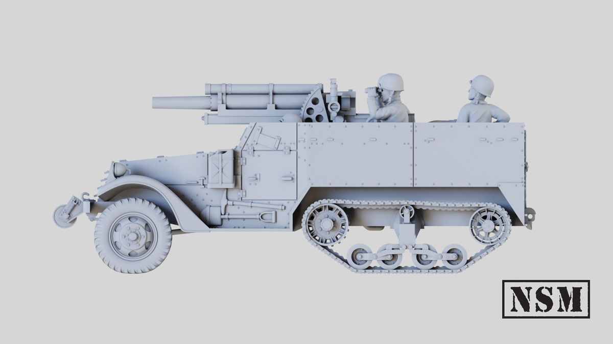 T19 HMC 105 mm Halftrack - US