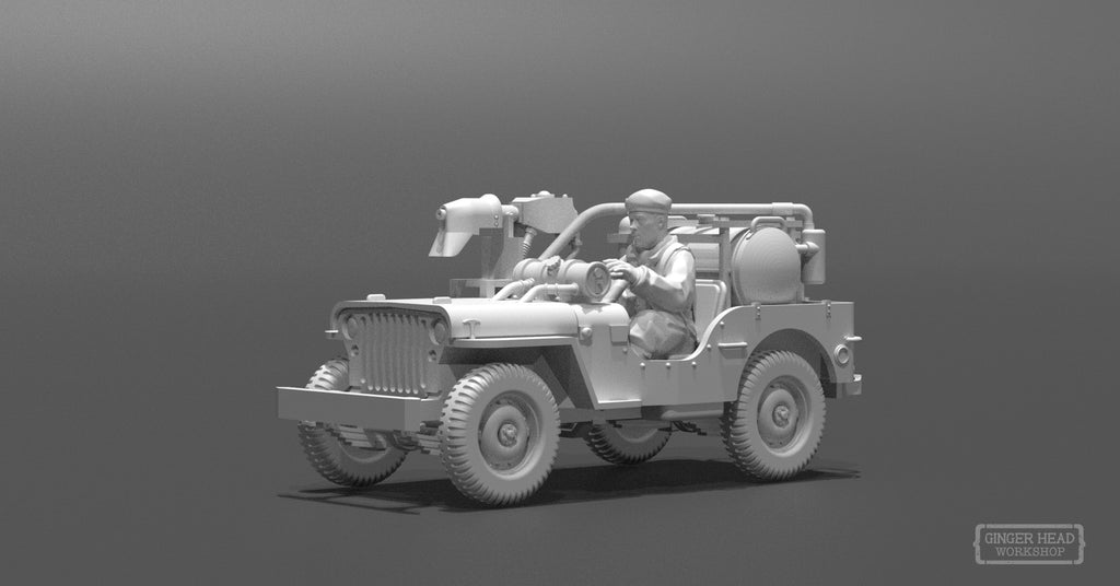 Jeep Willys Flamethrower (Popsky's Private Army)