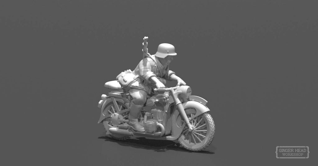 German Motorcycle - Kradshutzen Set C