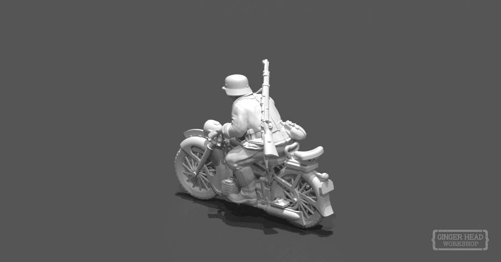 German Motorcycle - Kradshutzen Set C