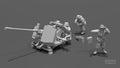German Flak 37 Heavy Flak Autocannon Set