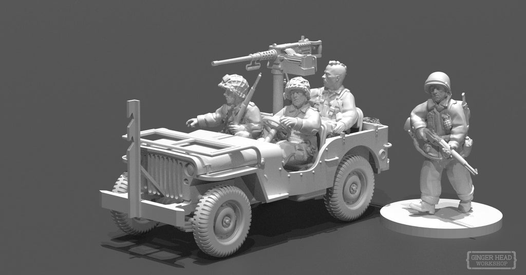 US Jeep Willys Crew - Paratroopers