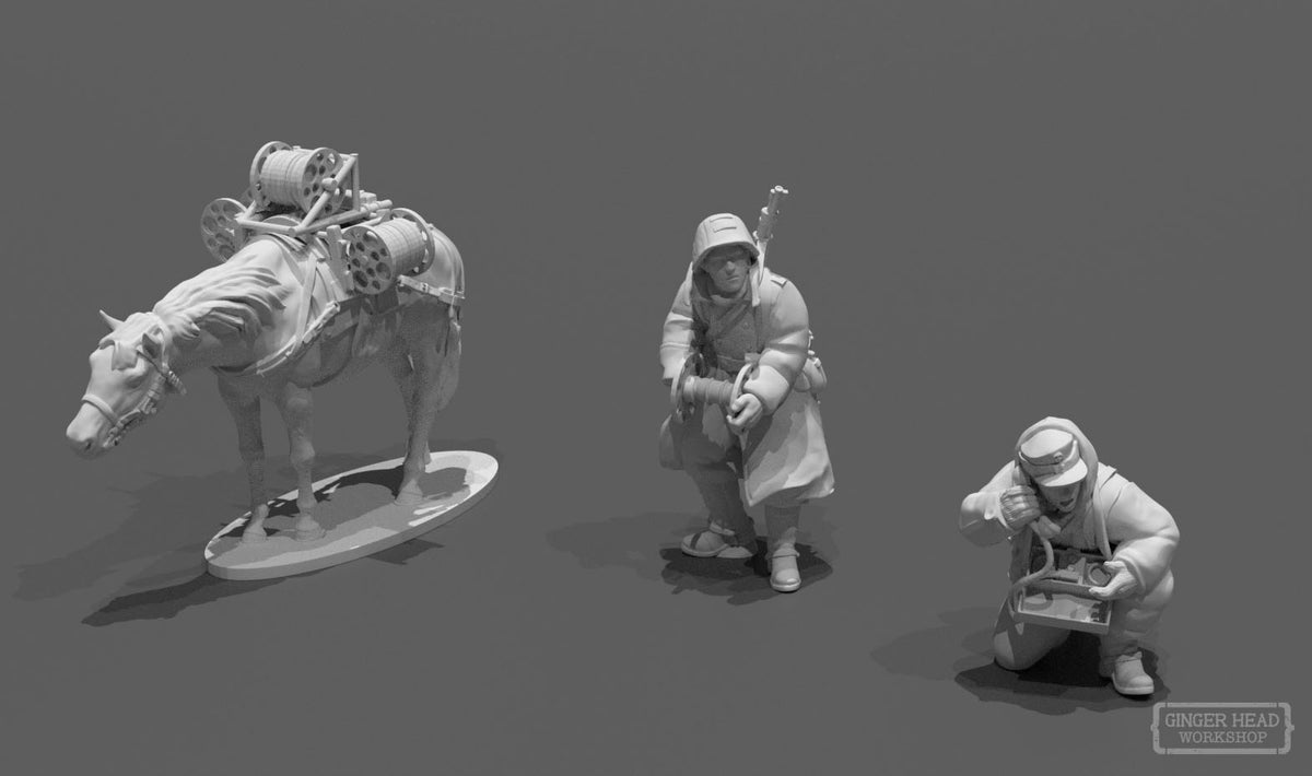 German Cavalry Forward Observers (Telephone)