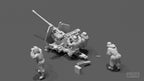 German Flak 37 Heavy Flak Autocannon Set