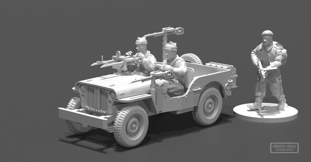 British Jeep Willys Crew - Commando