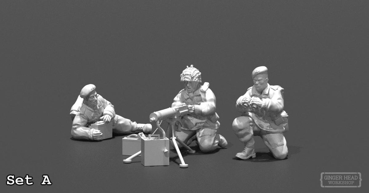 British Paratroopers - Vickers MMG