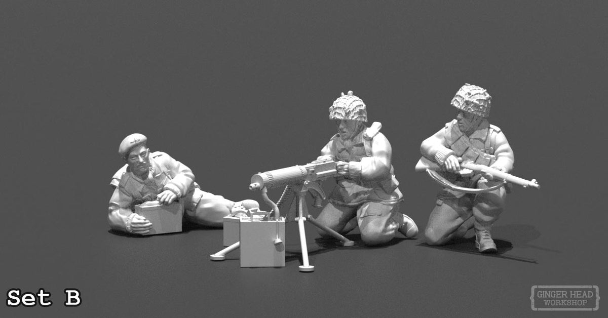 British Paratroopers - Vickers MMG