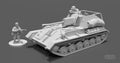 SU76 Self-Propelled Howitzer LWP