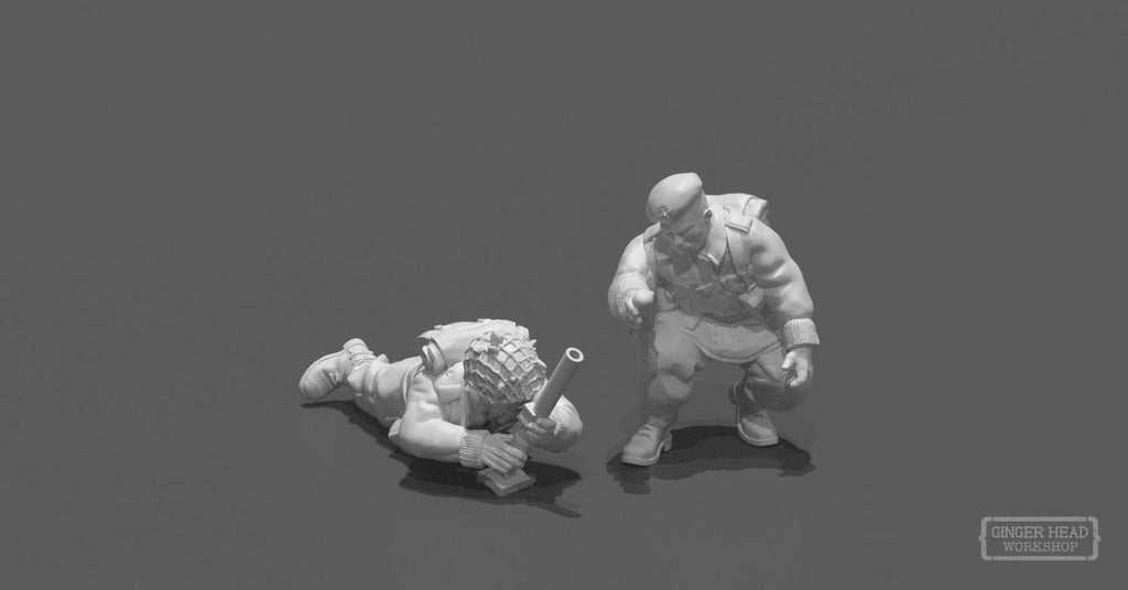 British Paratroopers - 2inch light mortar