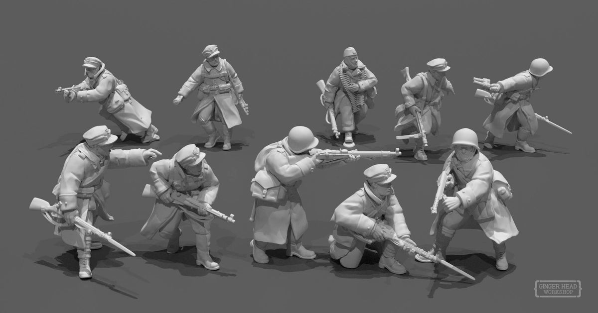 LWP Infantry Squad - Set A – Ginger Head Workshop