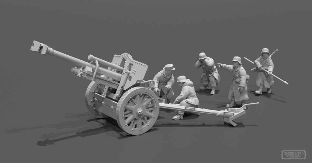 German Medium Howitzer LeFH 1840 Set