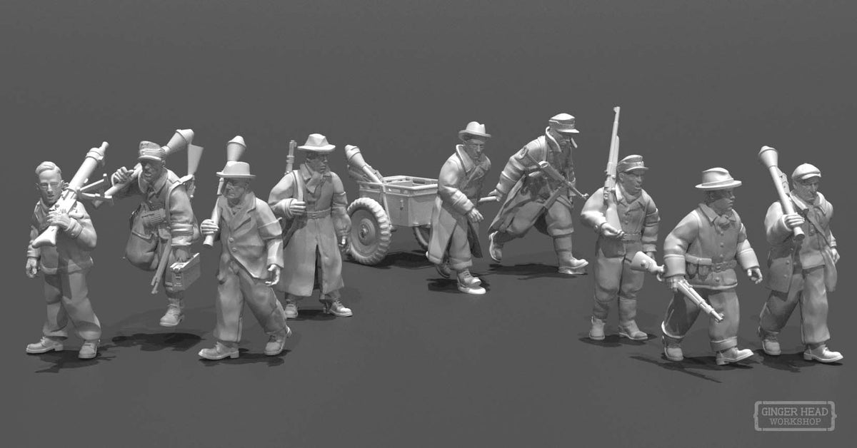 Volkssturm Marching Squad