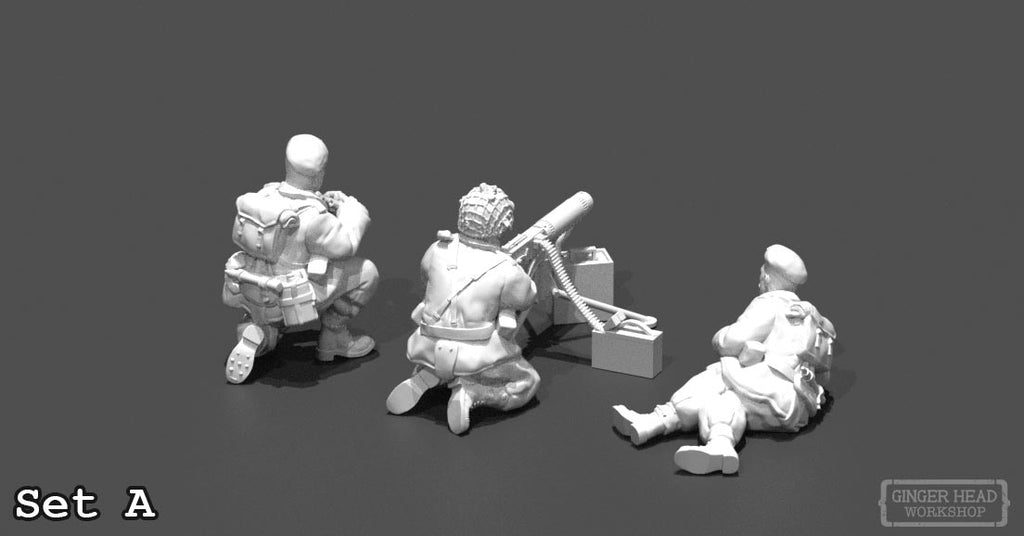 British Paratroopers - Vickers MMG