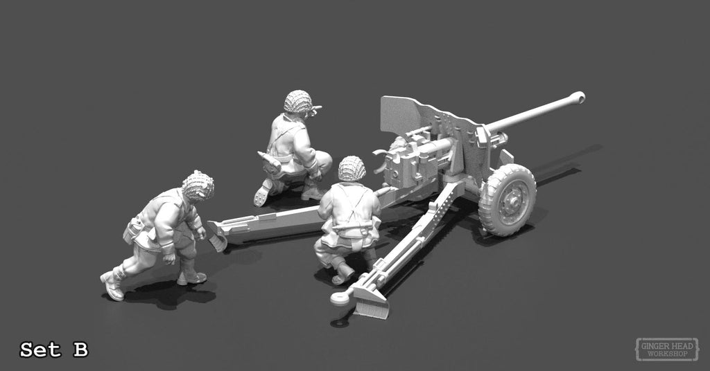 British Paratroopers - 6pdr Medium AT Gun
