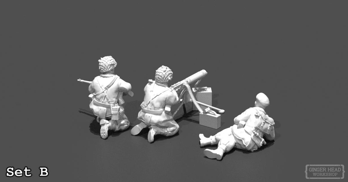 British Paratroopers - Vickers MMG