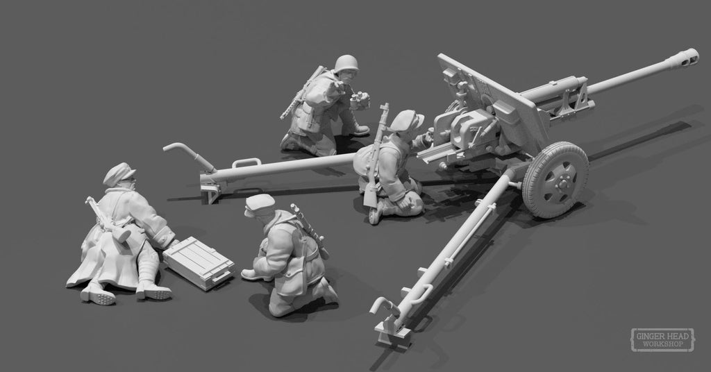 LWP ZIS-2 Medium Anti Tank Gun with Crew