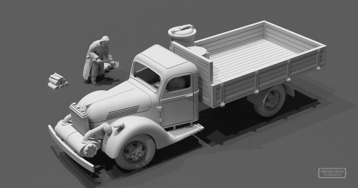 Ford V3000 Holzgaz