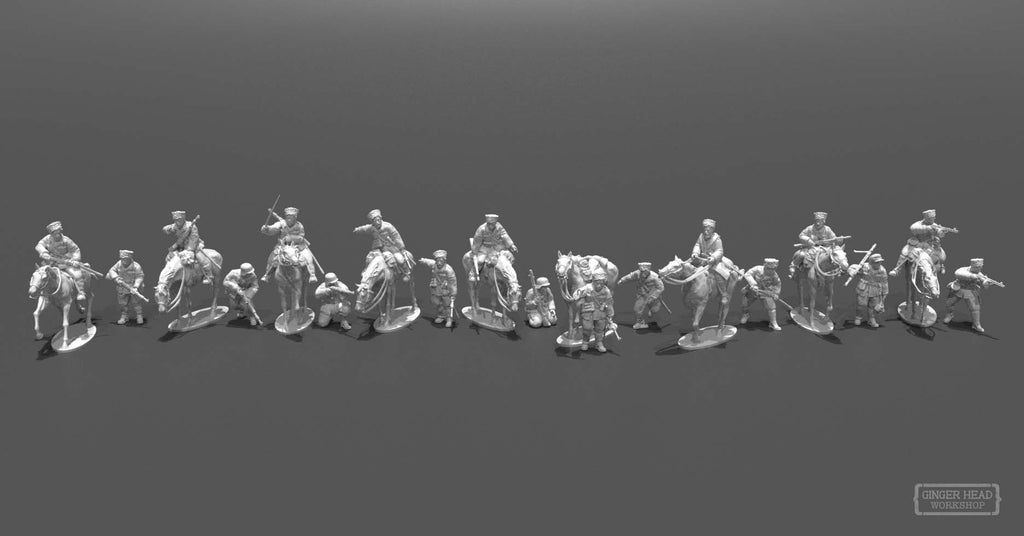 German Cossac Cavalry - Full Unit