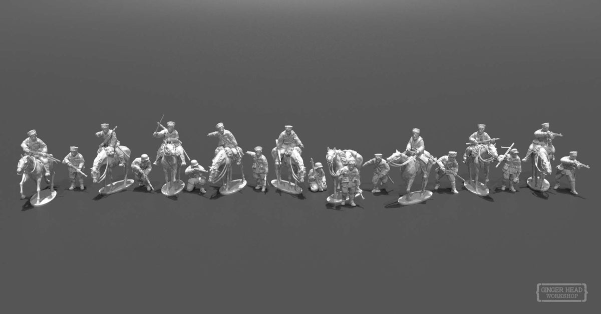 German Cossac Cavalry - Full Unit