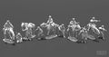 German Cossac Cavalry - Full Unit