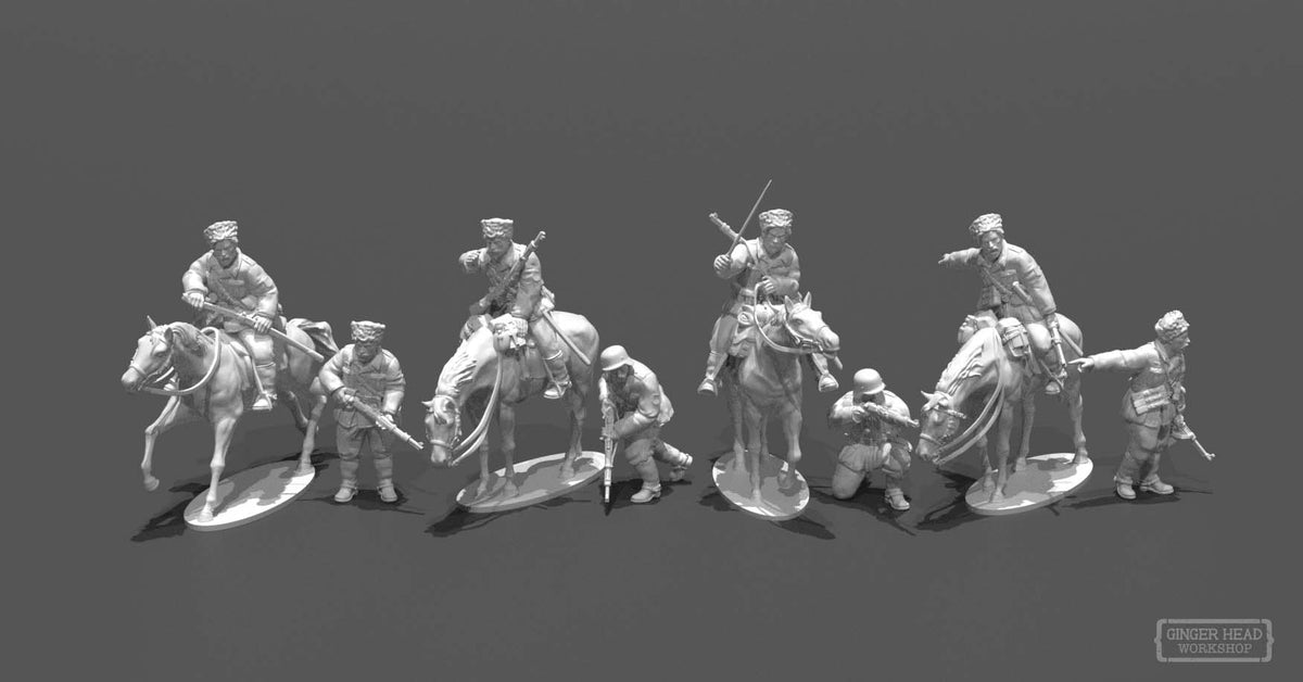 German Cossac Cavalry - Full Unit